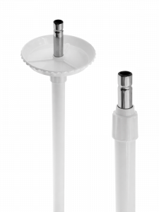 Лампа лупа с подсветкой напольная на колесиках для косметолога Орбита INL87
